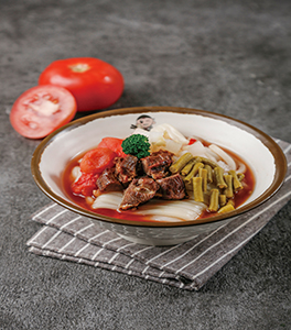 酸辣牛肉湯烏冬